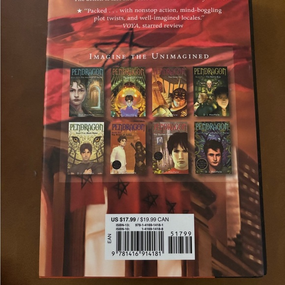 Pendragon Book 9: Raven Rise Hardcover D.J. MacHale - Picture 3 of 3